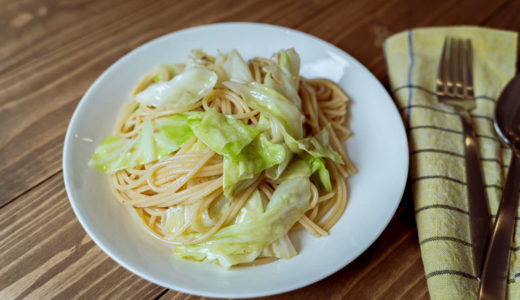 キャベツとアンチョビのパスタ